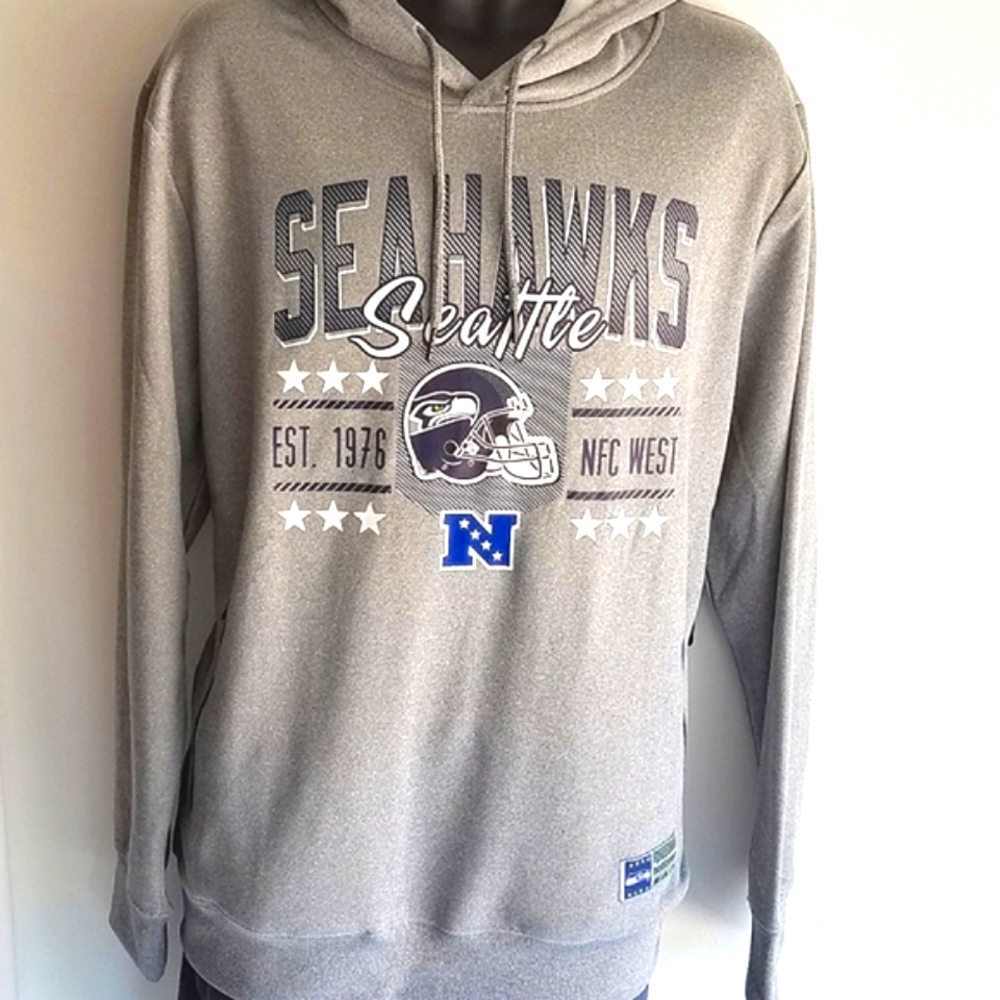 NFL Seattle Seahawks Officially Licensed Est 1976 Sideline Fleece Hoodie